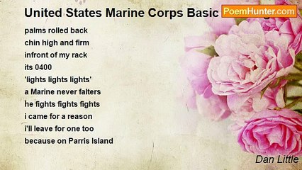 Dan Little - United States Marine Corps Basic Training