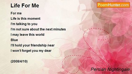 Persian Nightingale - Life For Me