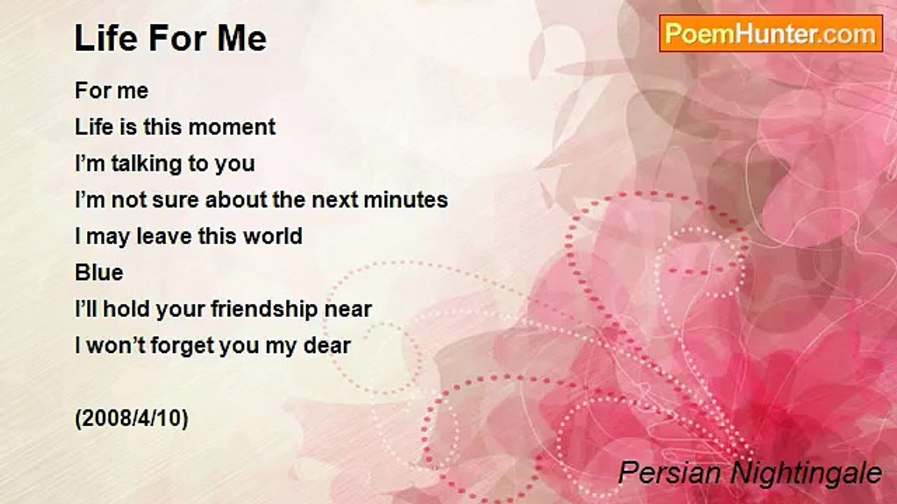 Persian Nightingale - Life For Me