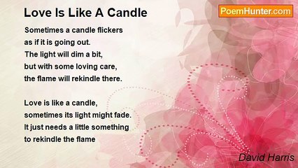 David Harris - Love Is Like A Candle