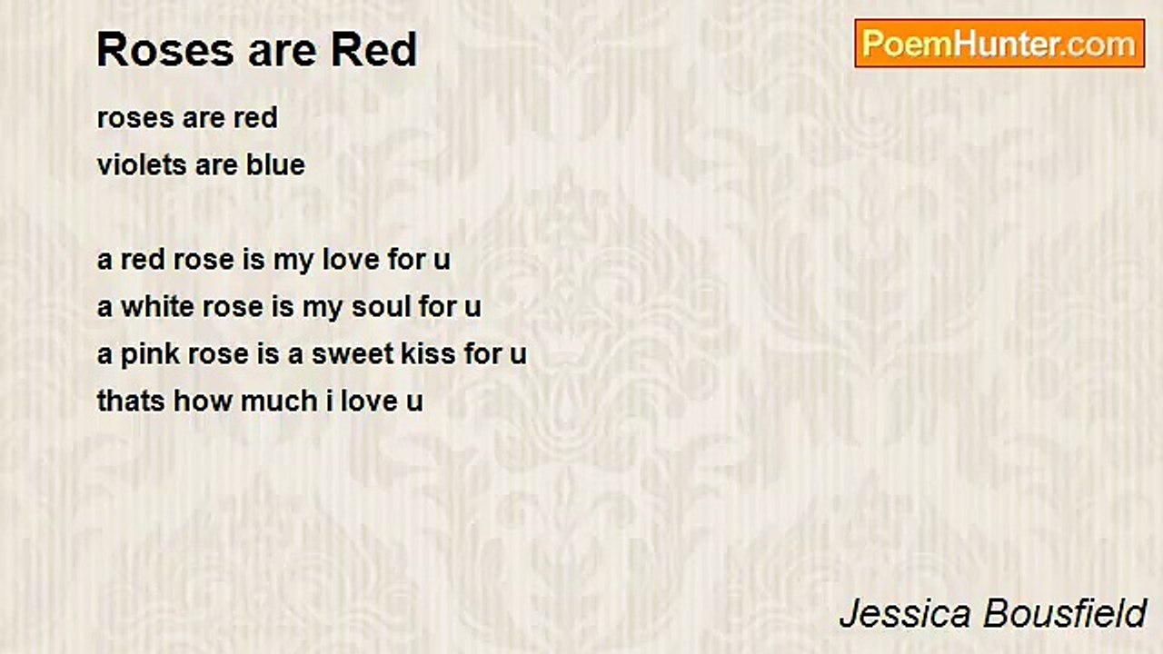 Jessica Bousfield - Roses are Red