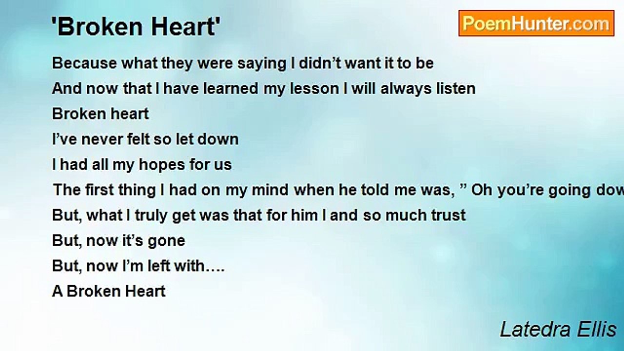 Latedra Ellis - 'Broken Heart'