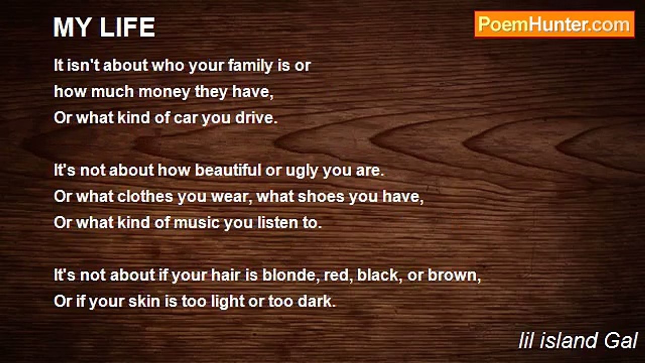 lil island Gal - MY LIFE