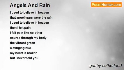 gabby sutherland - Angels And Rain