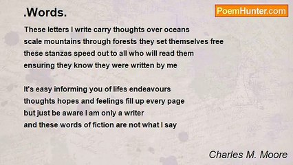 Charles M. Moore - .Words.