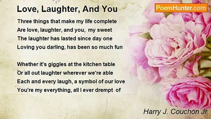 Harry J. Couchon Jr - Love, Laughter, And You