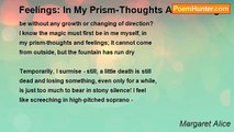 Margaret Alice - Feelings: In My Prism-Thoughts And Feelings