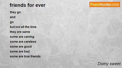 Domy sweet - friends for ever