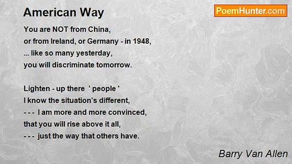 Barry Van Allen - American Way