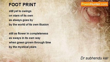 Dr subhendu kar - FOOT PRINT