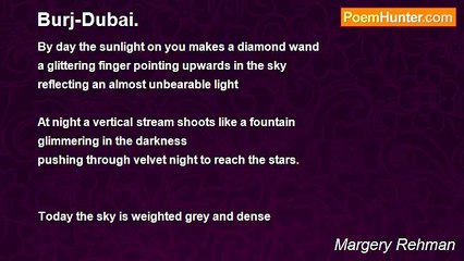 Margery Rehman - Burj-Dubai.