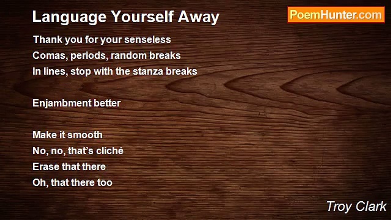 Troy Clark - Language Yourself Away