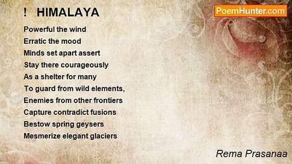 Rema Prasanaa - !   HIMALAYA