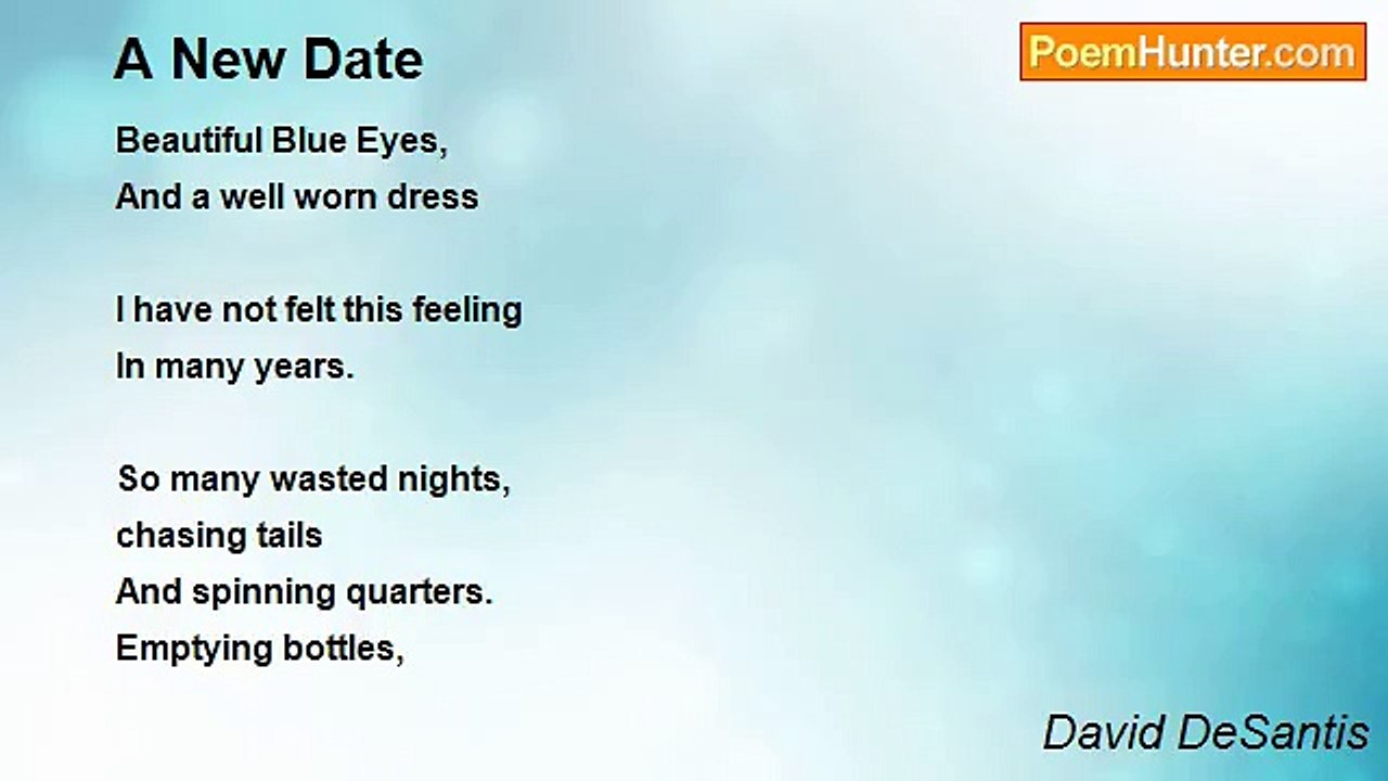 David DeSantis - A New Date