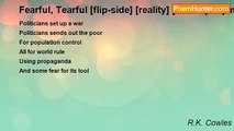 R.K. Cowles - Fearful, Tearful [flip-side] [reality] [nursery rhyme]