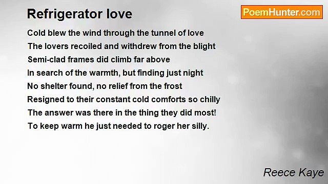 Reece Kaye - Refrigerator love