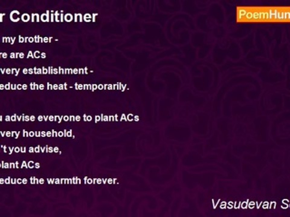 Vasudevan Seshadri - Air Conditioner