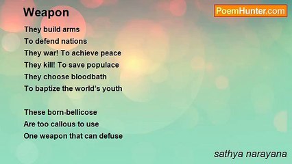 sathya narayana - Weapon