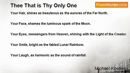 Michael Koelliker - Thee That is Thy Only One