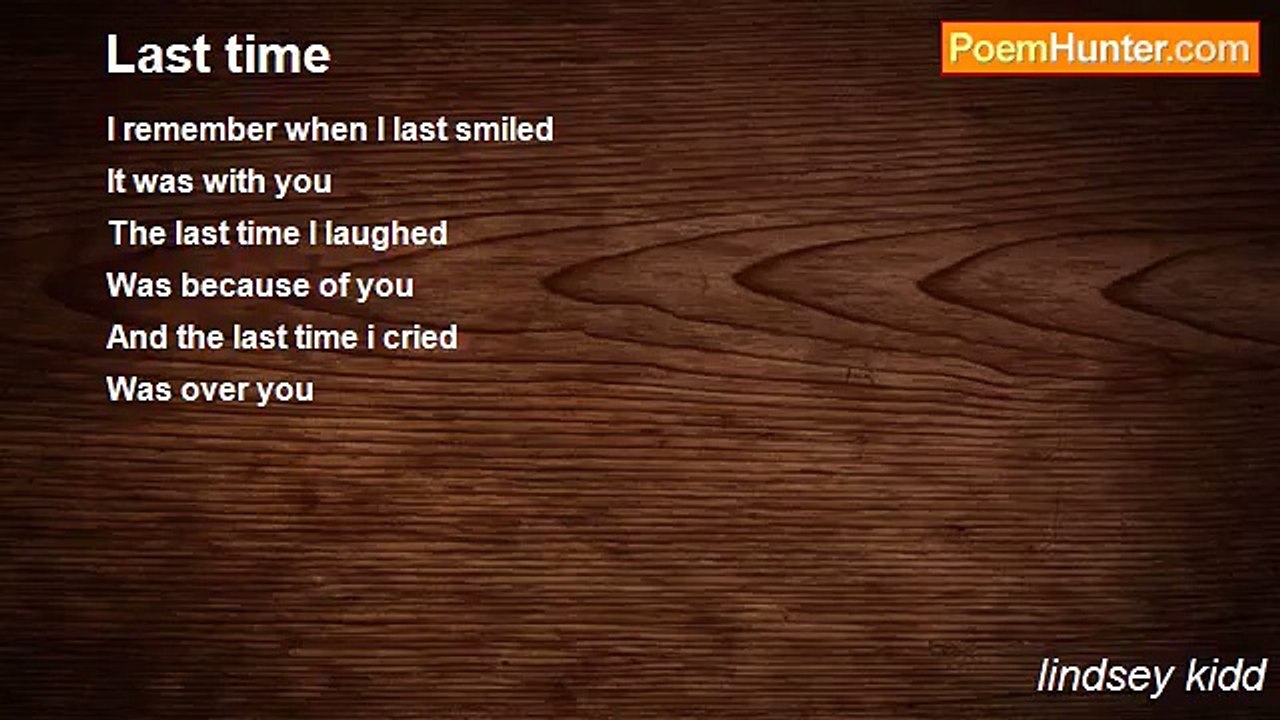 lindsey kidd - Last time