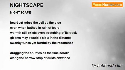Dr subhendu kar - NIGHTSCAPE