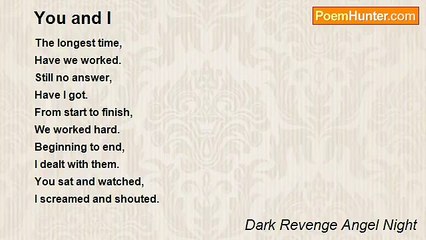 Dark Revenge Angel Night - You and I
