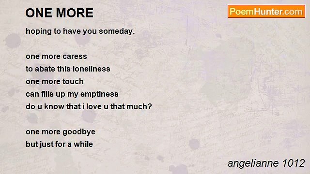 angelianne 1012 - ONE MORE