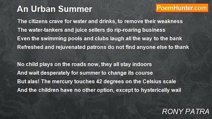 RONY PATRA - An Urban Summer