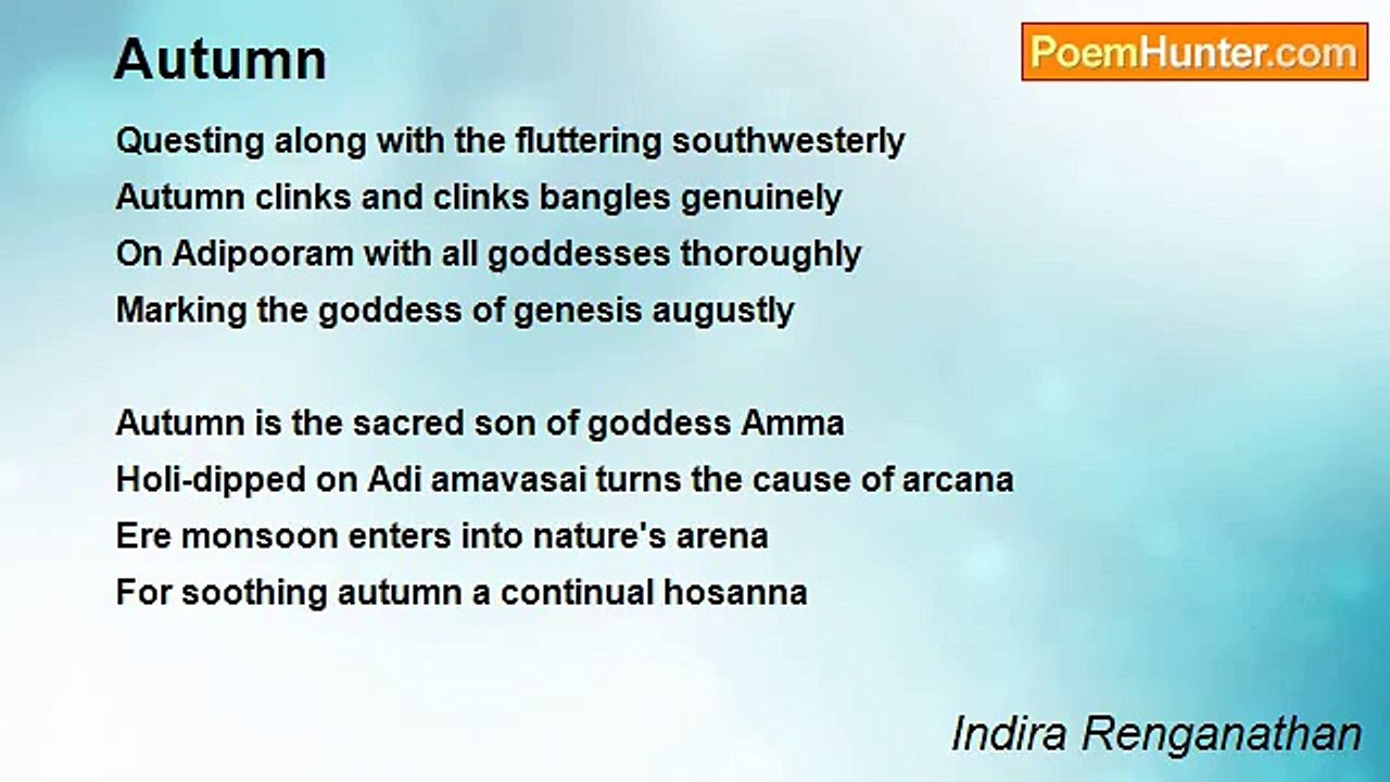 Indira Renganathan - Autumn
