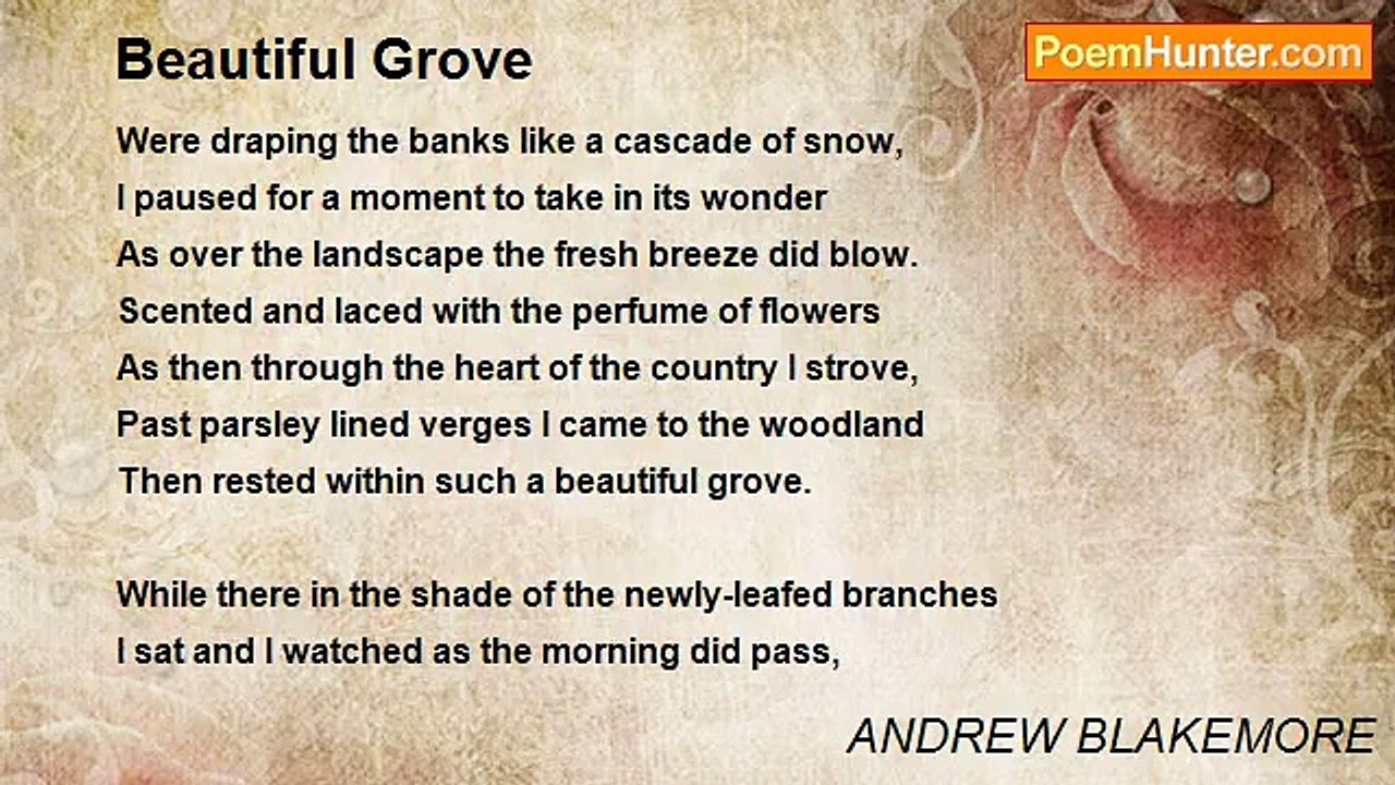 ANDREW BLAKEMORE - Beautiful Grove