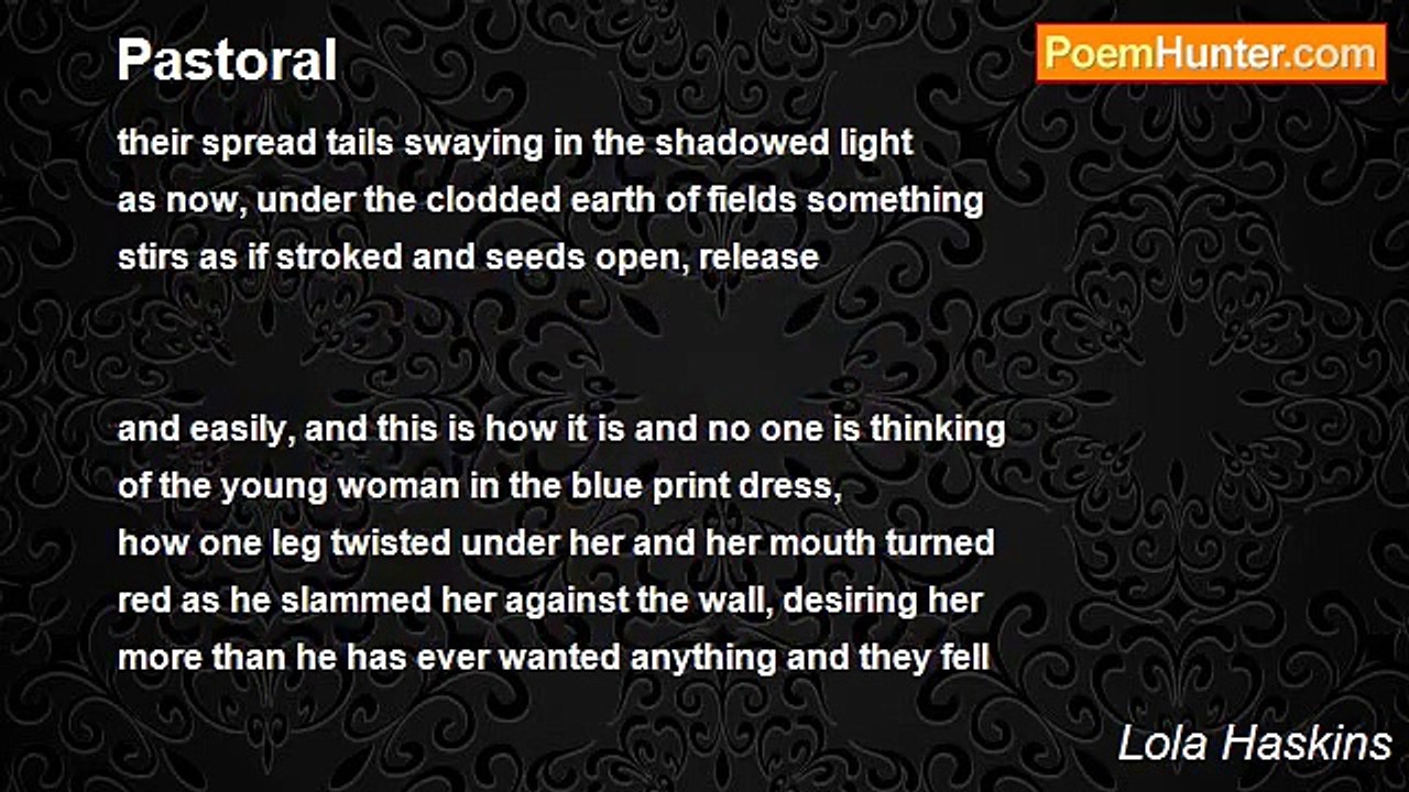 Lola Haskins - Pastoral