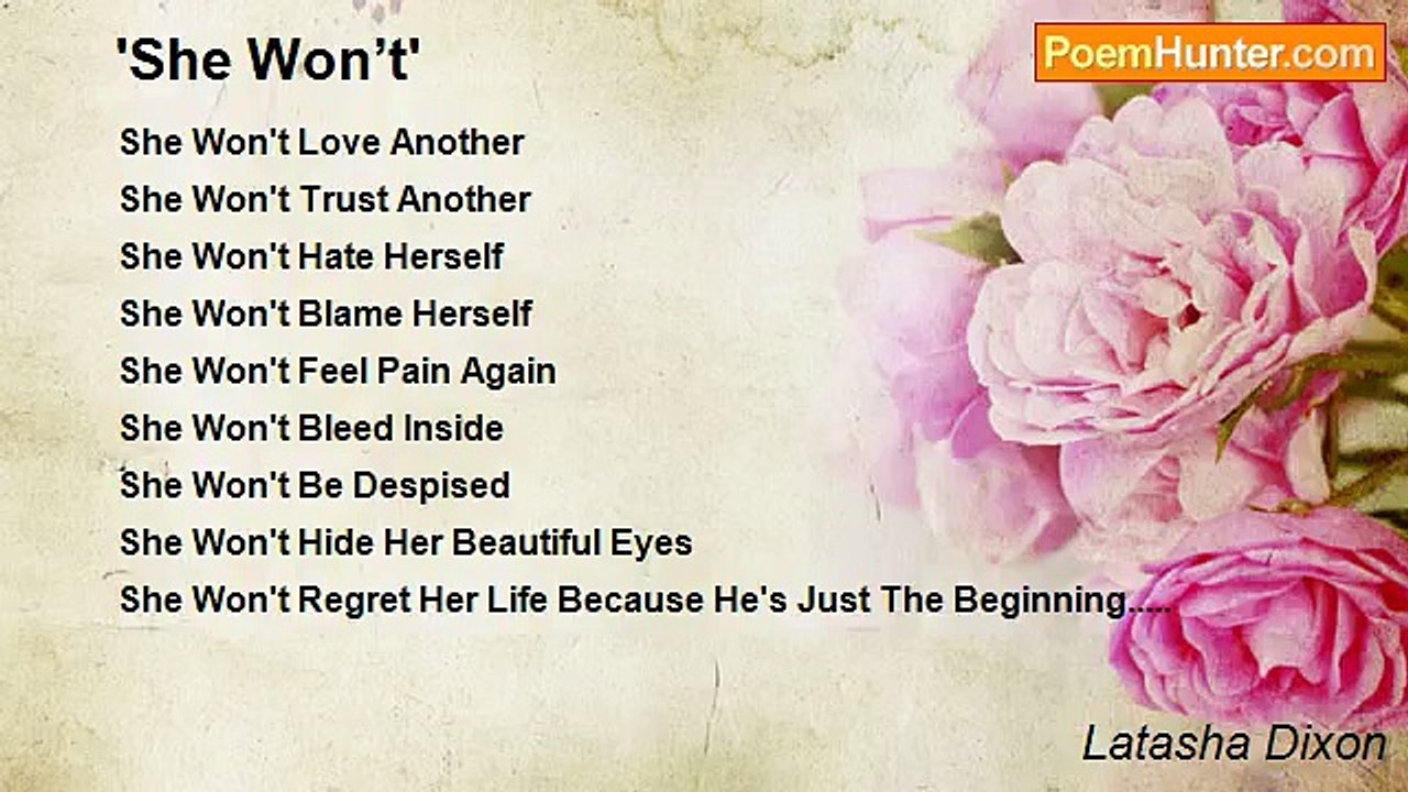 Latasha Dixon - 'She Won’t'