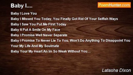Latasha Dixon - Baby I....