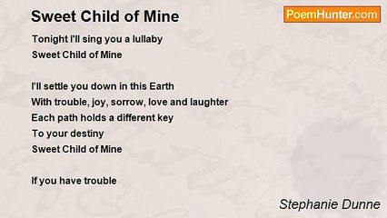 Stephanie Dunne - Sweet Child of Mine