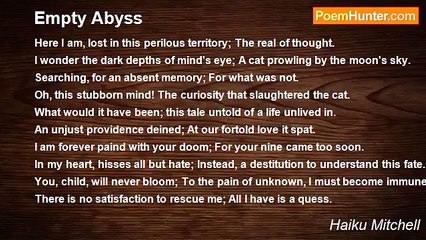 Haiku Mitchell - Empty Abyss