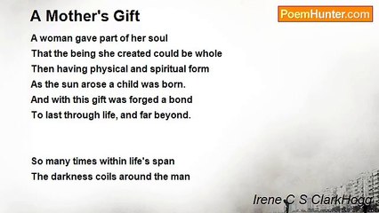 Irene C S ClarkHogg - A Mother's Gift