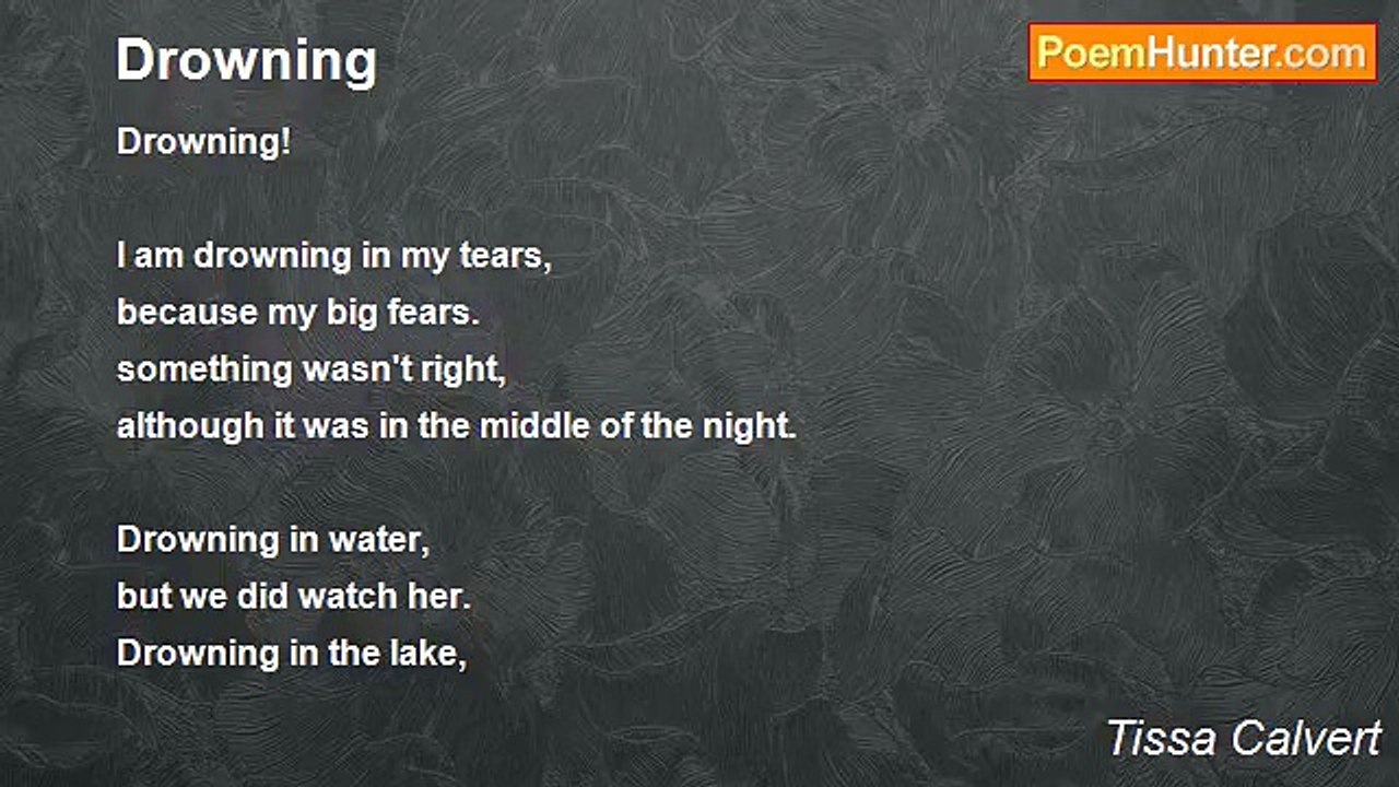Tissa Calvert - Drowning