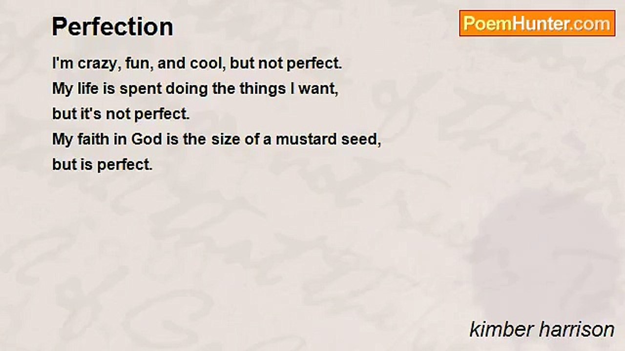 kimber harrison - Perfection