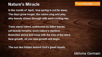 Melvina Germain - Nature's Miracle
