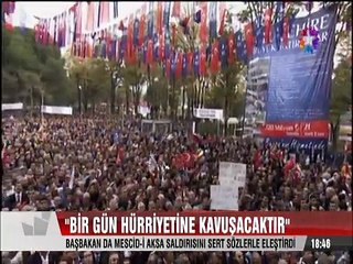 Ahmet Davutoğlu ve Bülent Arınç Mescid-i Aksa için gözyaşı döktü