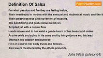 Julia West (julesx 64) - Definition Of Salsa