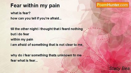 Stacy Bea - Fear within my pain