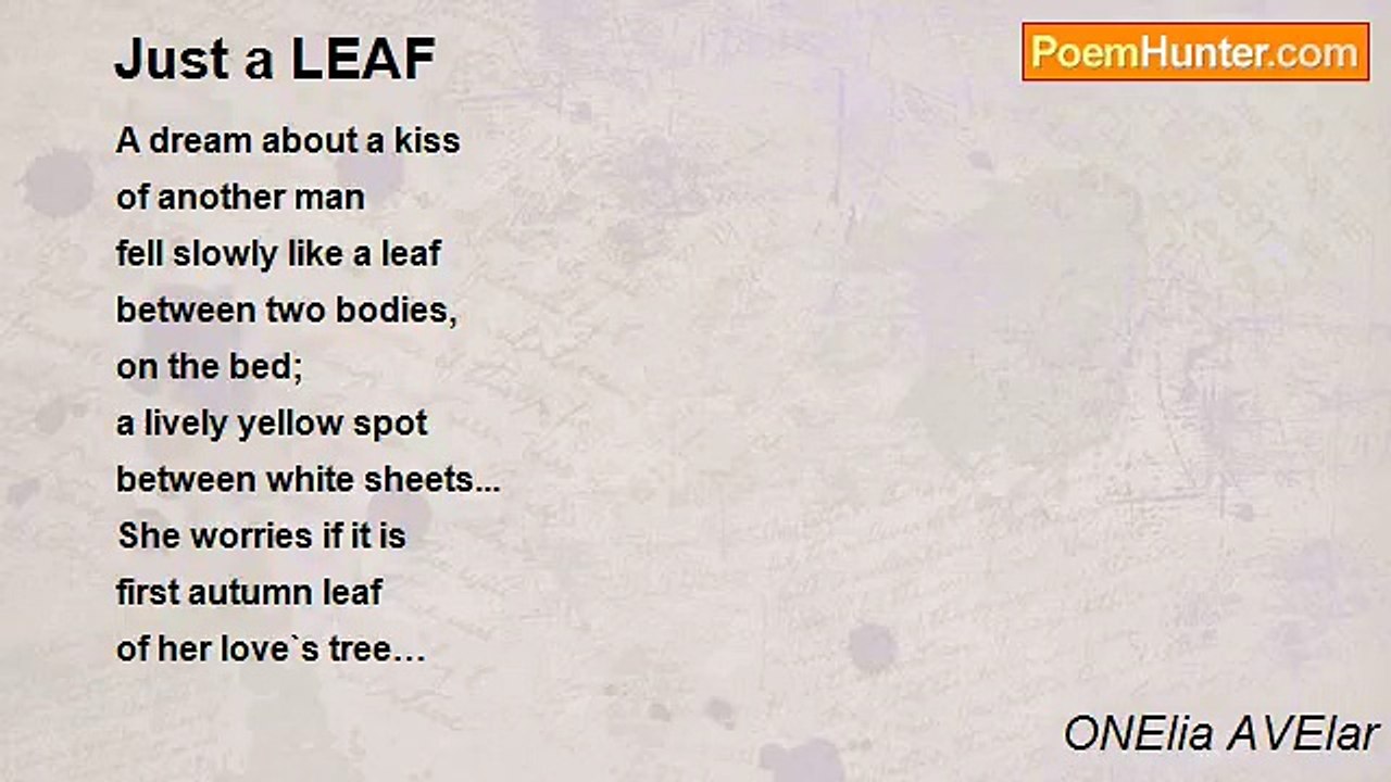 ONElia AVElar - Just a LEAF