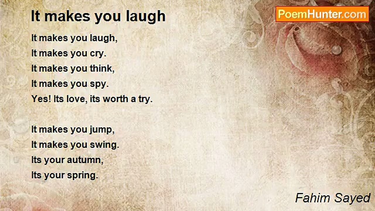 Fahim Sayed - It makes you laugh