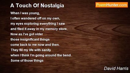 David Harris - A Touch Of Nostalgia