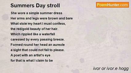ivor or ivor.e hogg - Summers Day stroll
