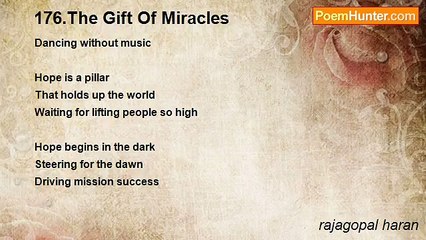 rajagopal haran - 176.The Gift Of Miracles