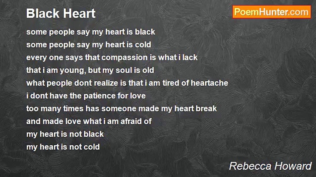 Rebecca Howard - Black Heart