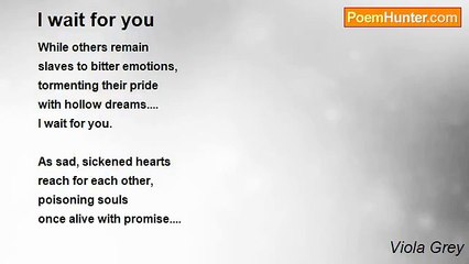 Viola Grey - I wait for you