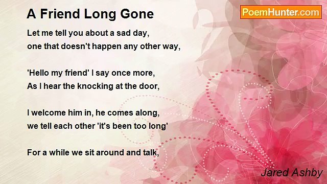 Jared Ashby - A Friend Long Gone
